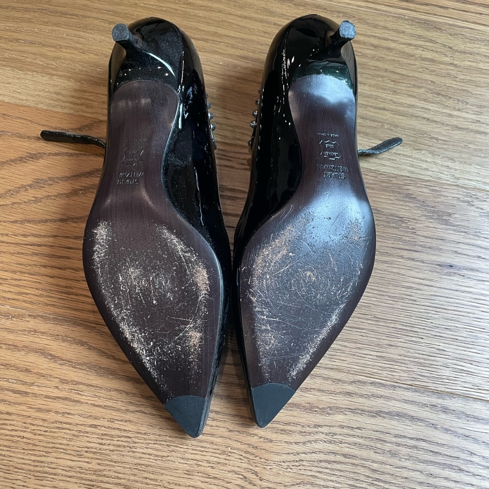 Stuart Weitzman Kitten Heel Patent - image 4